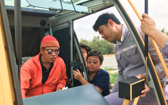 タダノ製品の操作、運転指導